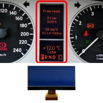 Висококачествени автомобилни аксесоари, LCD дисплей на таблото Директен заместител за Mercedes A ∕ B 1 бр. LCD екран