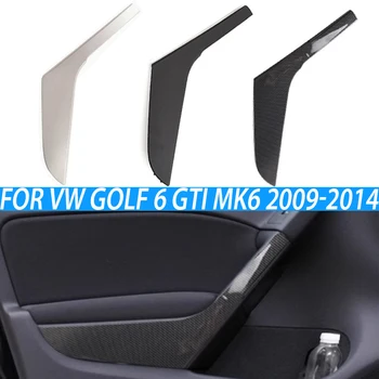 Черен Панел Покрива Вътрешните Врати на Автомобил С Лявата И Дясната Дръжка За Фолксваген VW Golf 6 GTI MK6 2009-2014 5K4868040A