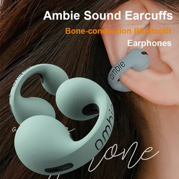 Висококачествено копие за слушалки Ambie Sound, актуализация слушалки, плюс копие 1: 1, безжични слушалки на ухото на куката Bluetooth