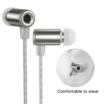 H37E динамични слушалки в ушите HI-FI звук спортни слушалки в ушите слушалки от сплав