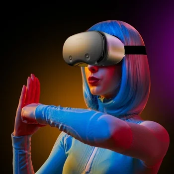 3D VR-слушалки, умни очила за виртуална реалност, слушалки за смартфони, лещи за телефони с контролери, слушалки, 7-инчов бинокъл