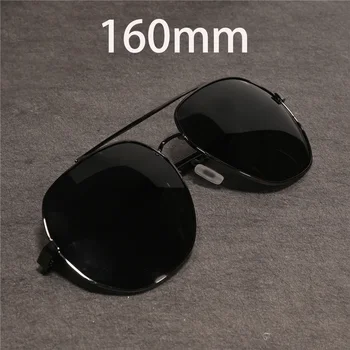 Vazrobe 160 мм извънгабаритни поляризирани слънчеви очила, мъжки и женски черни слънчеви очила за мъже свръхлеки неправилно нюанси на свръхлеки