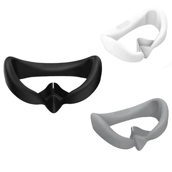 Тампон върху очите за резервни части Pico 4, аксесоари, силиконова маска за лице, защитен калъф, маска от пот, очилата за виртуална реалност (черен)