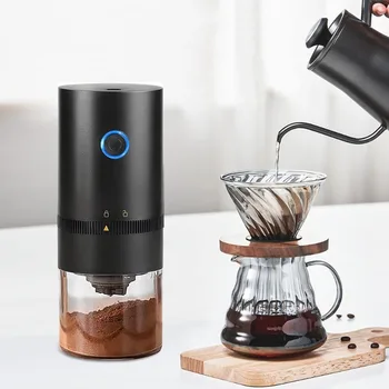 2023 Нови преносими електрически кафе машини USB Type-C със зареждането, мини-воденица, мелница за подправки еспресо машина, мелница за приготвяне на капково кафе машина, кухня