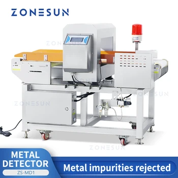 Метал детектор ZONESUN ZS-MD1 За проверка на Наличието на Примеси В желязна цветен стомана, Отбракованных В Процеса на производство на хранителни продукти