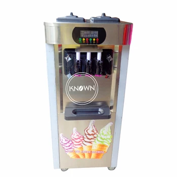 Машина за приготвяне на мек сладолед от неръждаема стомана, обем 25 л/ч, хит на продажбите, мороженица за магазин студена храна