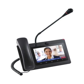 OBT-9808VB микрофон SIP PA Системна конзола пейджинговый микрофон за срещи/конференции със сензорен екран Мрежово видео