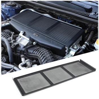 За Subaru WRX 2021-2023 Защитна мрежа на радиатора, предния капак на колата от черна въглеродна стомана Аксесоари за модификация на автомобила