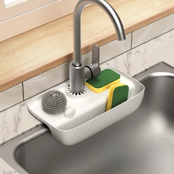Силиконов тампон за течаща вода, тампон за източване на спрей, на кухненски мивки, устройство за улавяне на спрей протектор плотове за баня, тава за източване на сапун